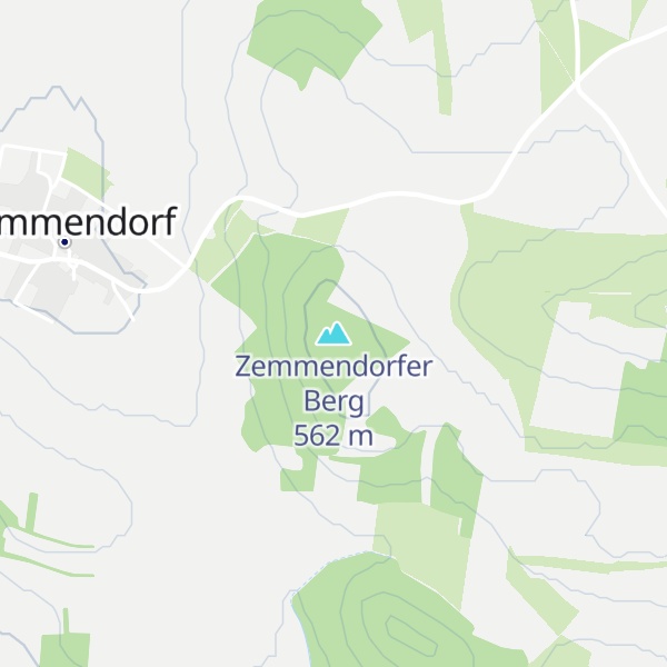 Map of Zemmendorfer Berg