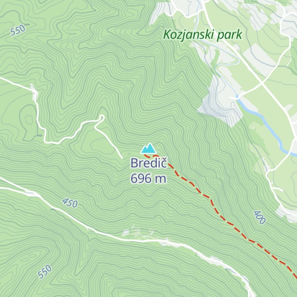 Map of Bredič