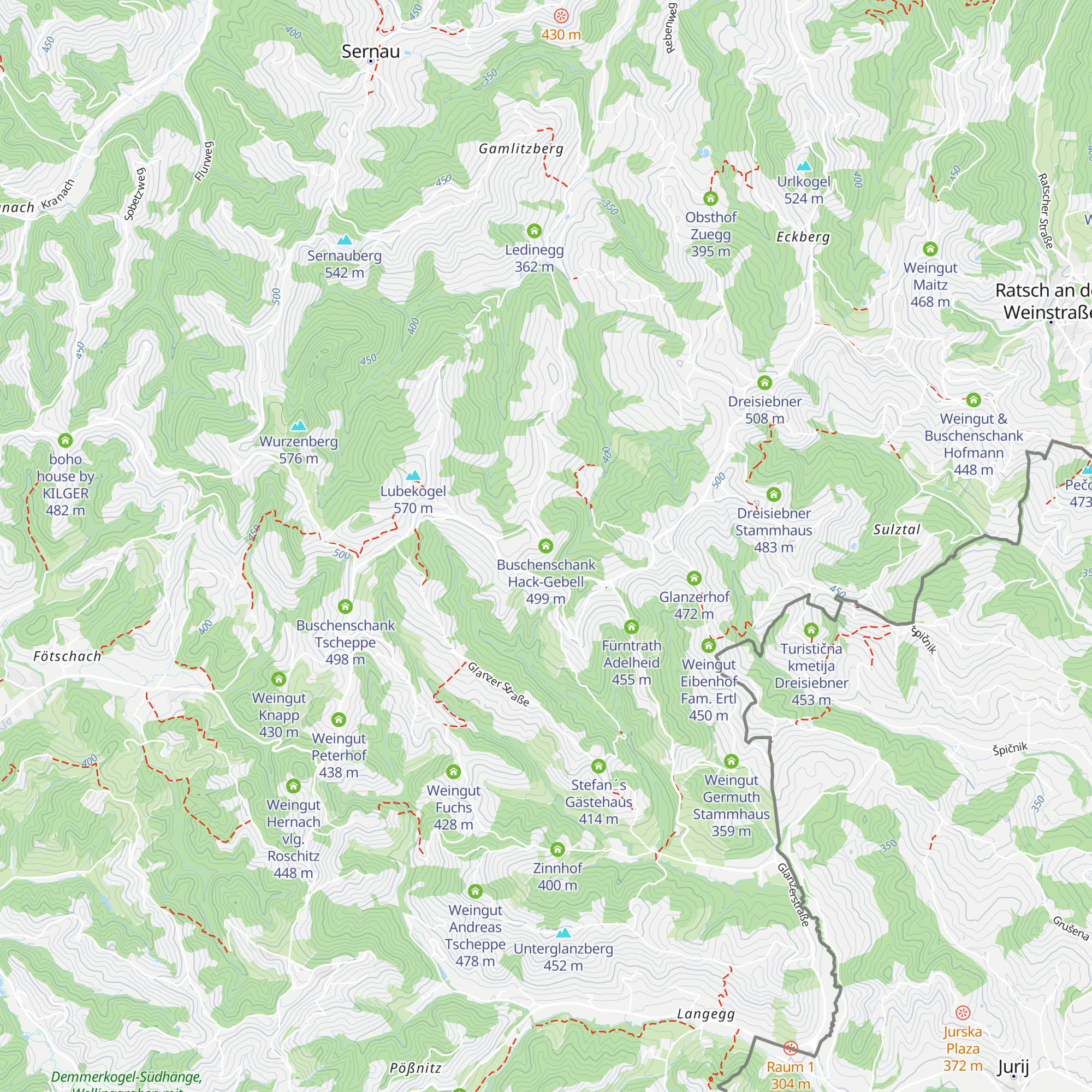 Buschenschank Hack-Gebell map