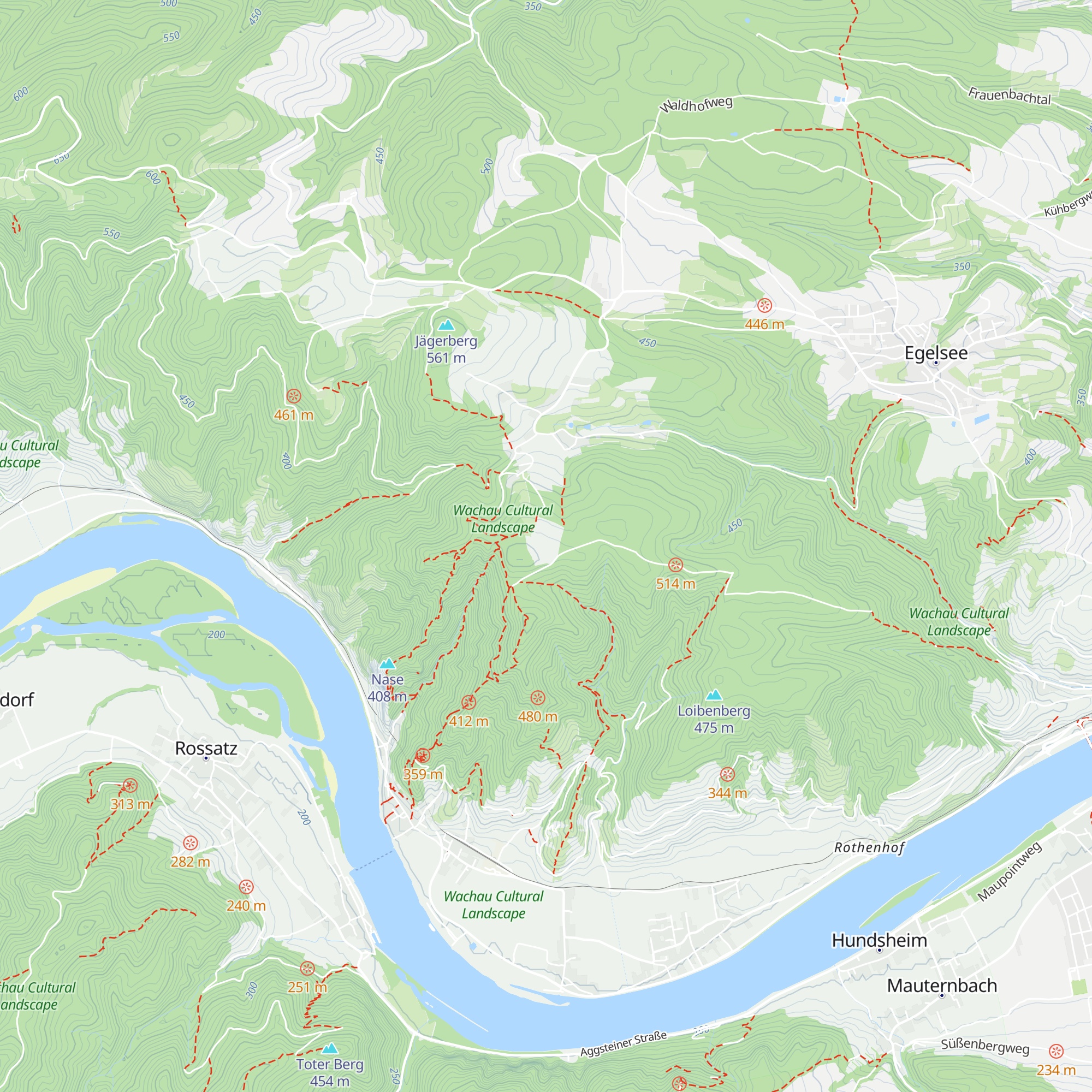 Dürnsteiner Waldhütten map
