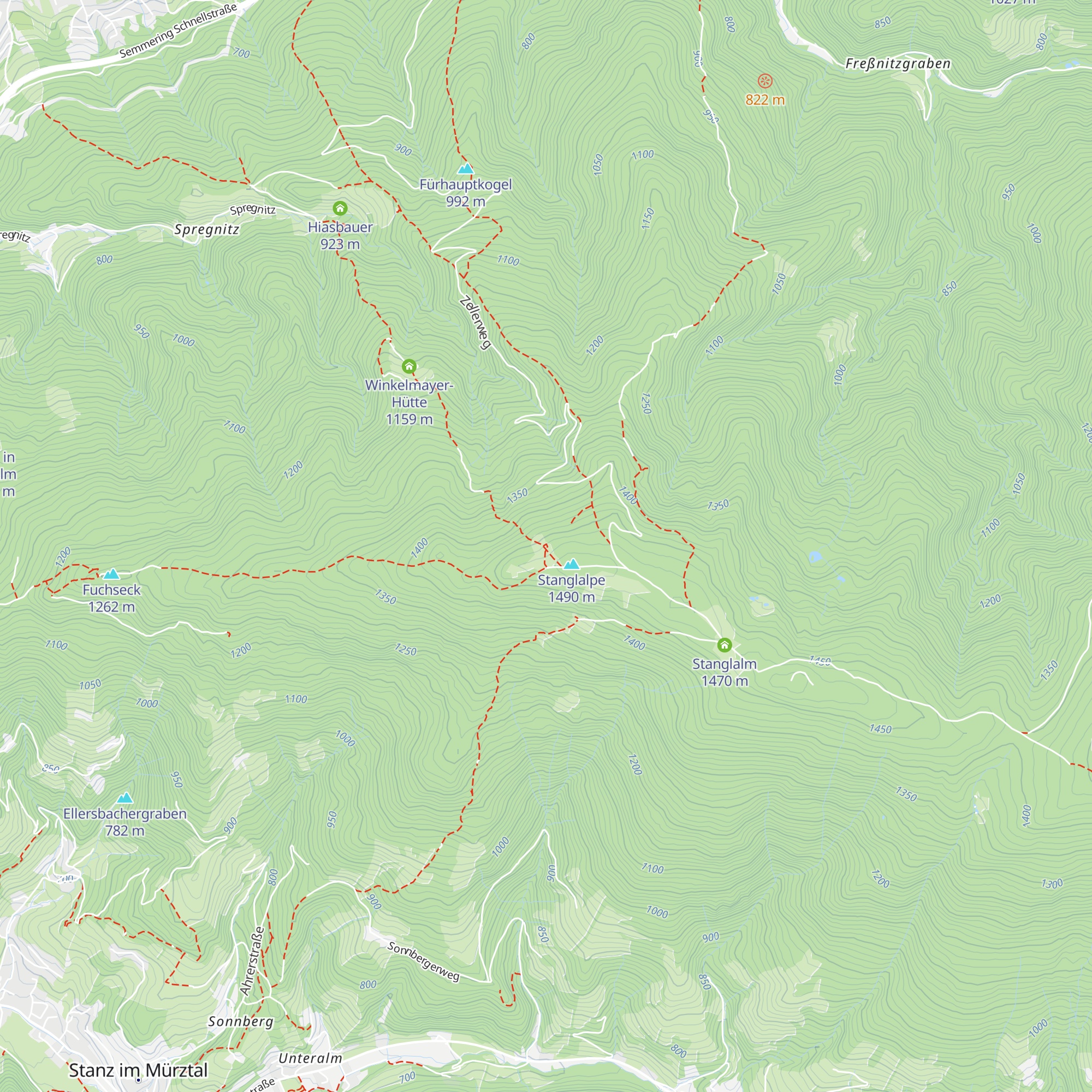 Leopold-Wittmaier-Hütte map
