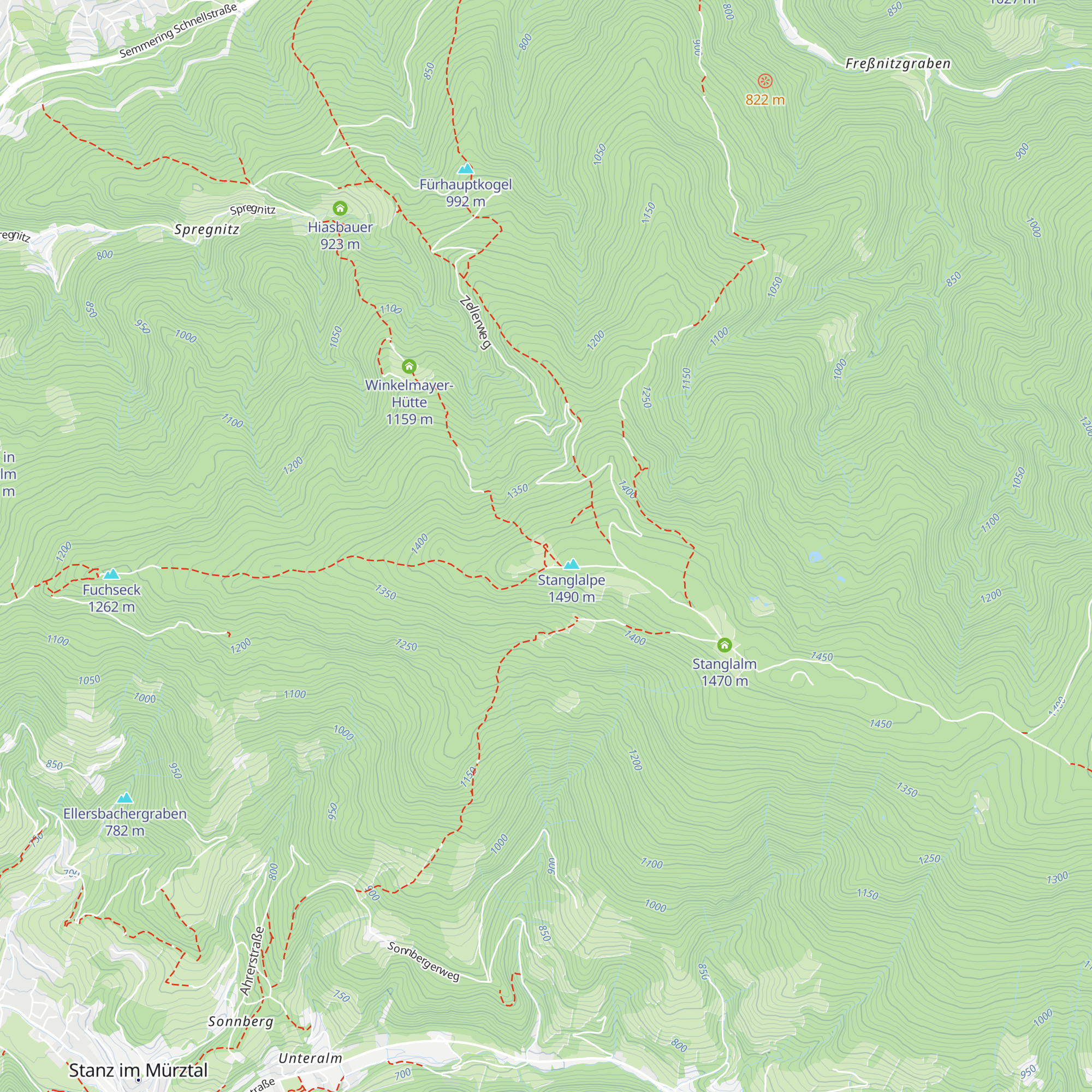 Leopold-Wittmaier-Hütte map