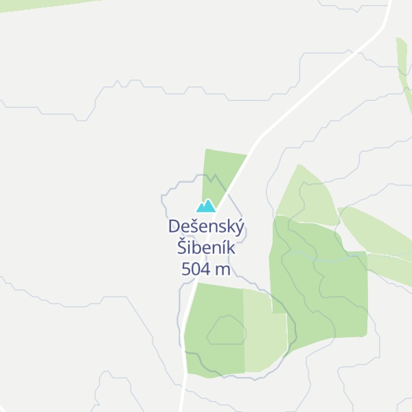 Map of Dešenský Šibeník