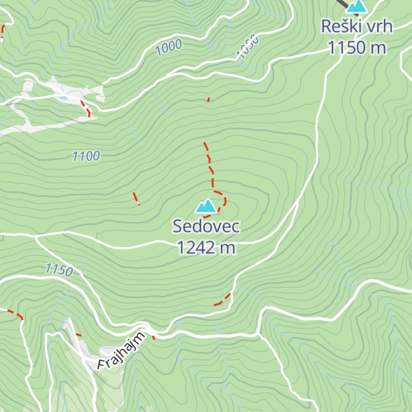 Map of Sedovec