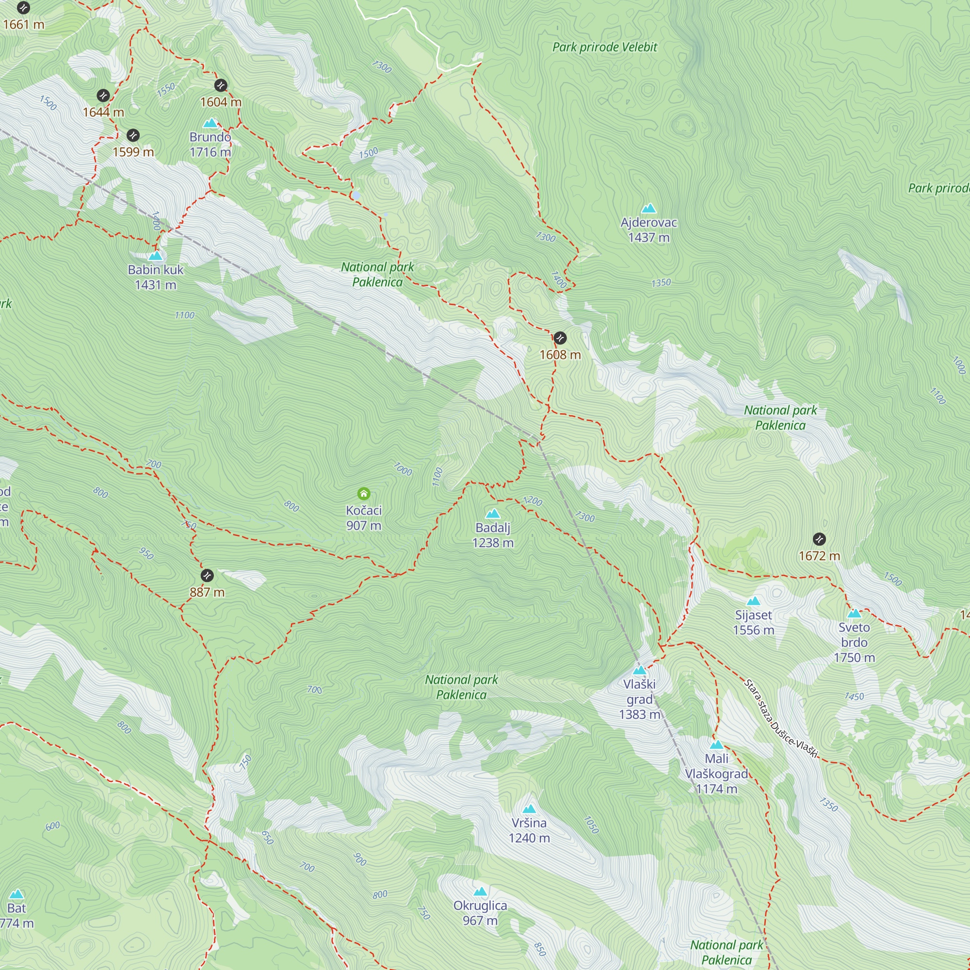 Planinarsko sklonište Ivine Vodice map