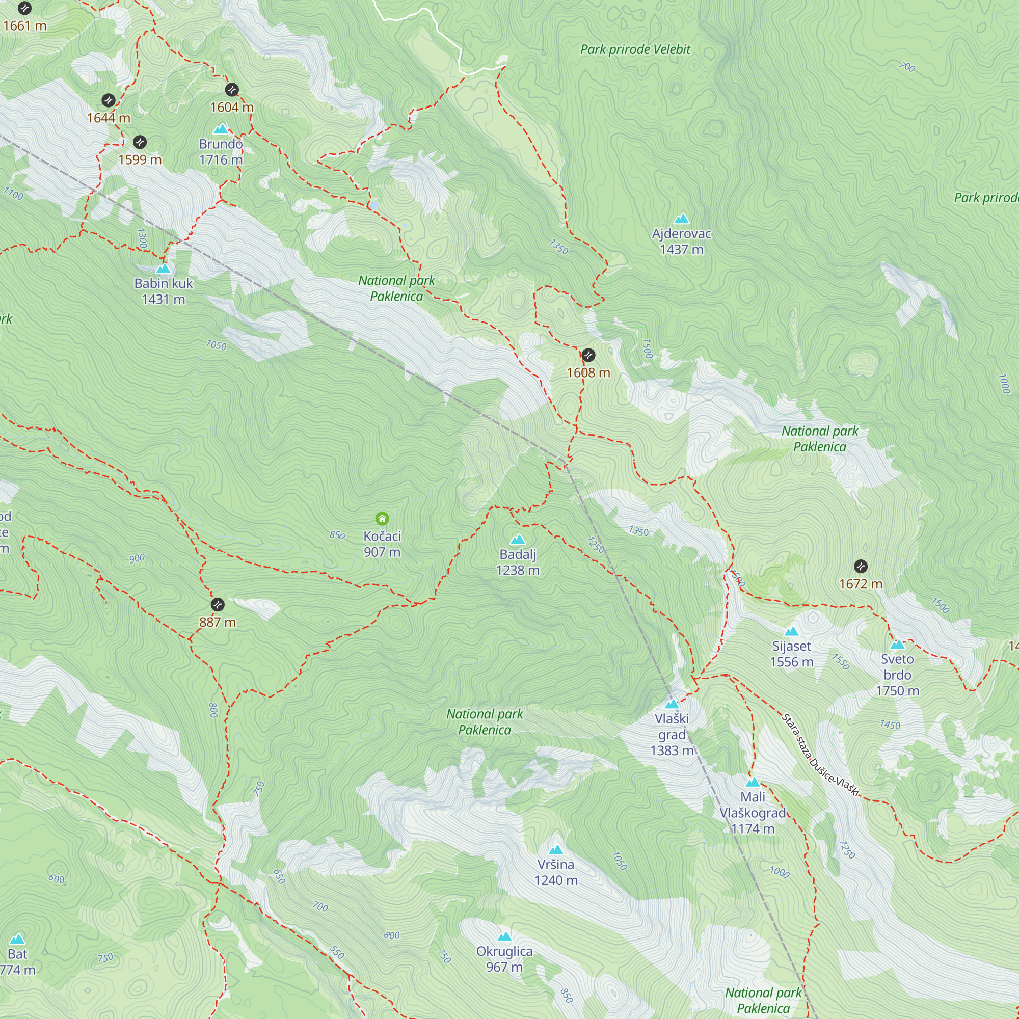 Planinarsko sklonište Ivine Vodice map