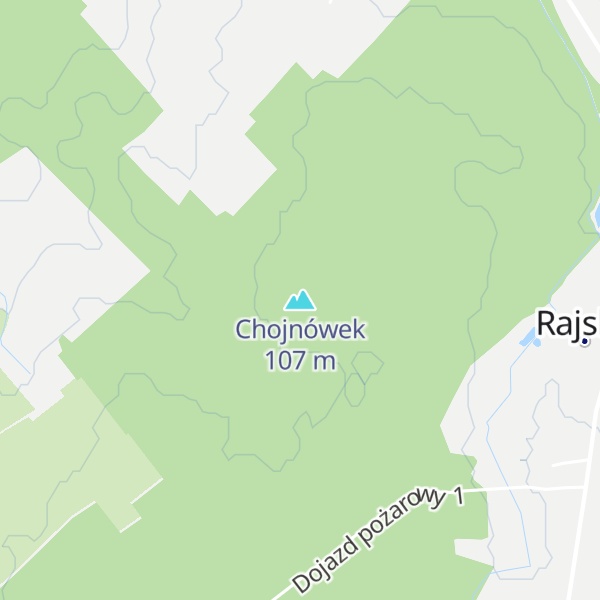 Map of Chojnówek