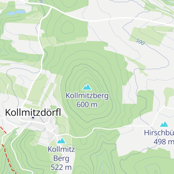 Map of Kollmitzberg