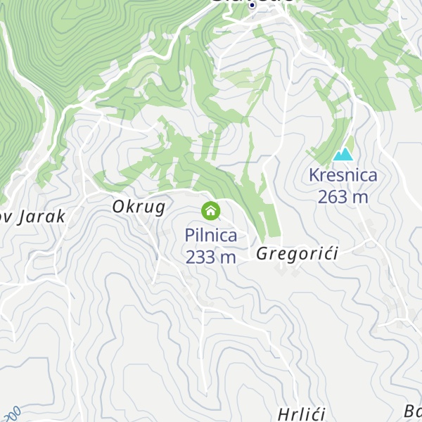 Map of Pilnica