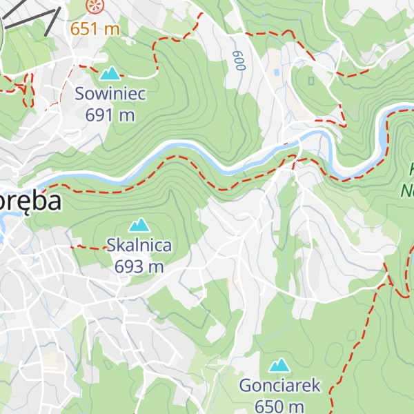 Map of Chata Skrzata