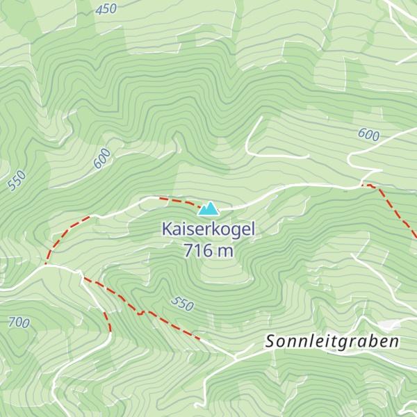 Map of Kaiserkogel