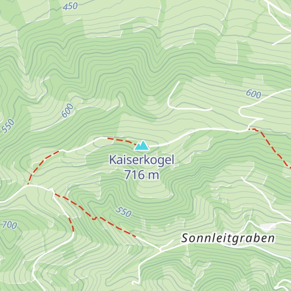 Map of Kaiserkogelhütte