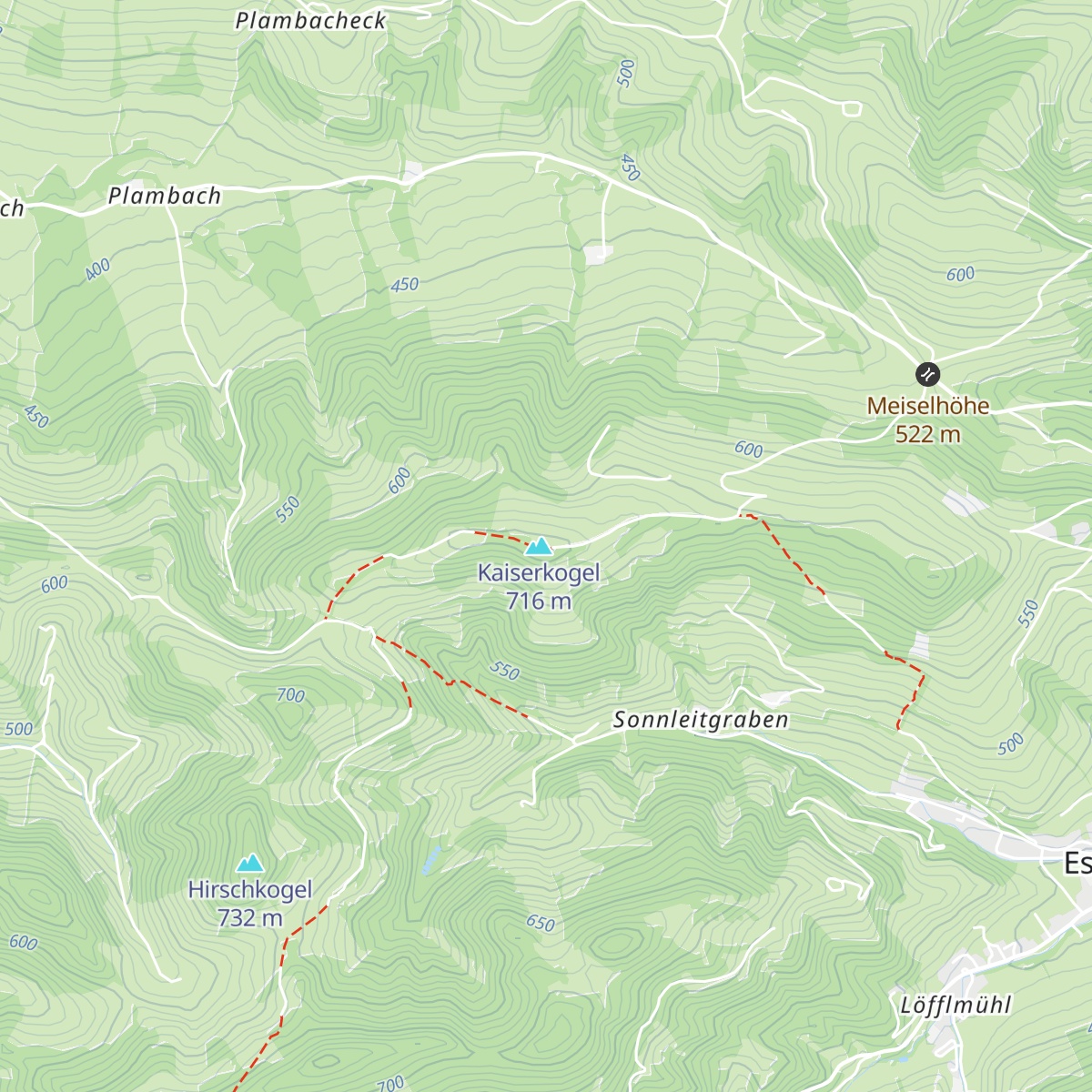 Kaiserkogelhütte map