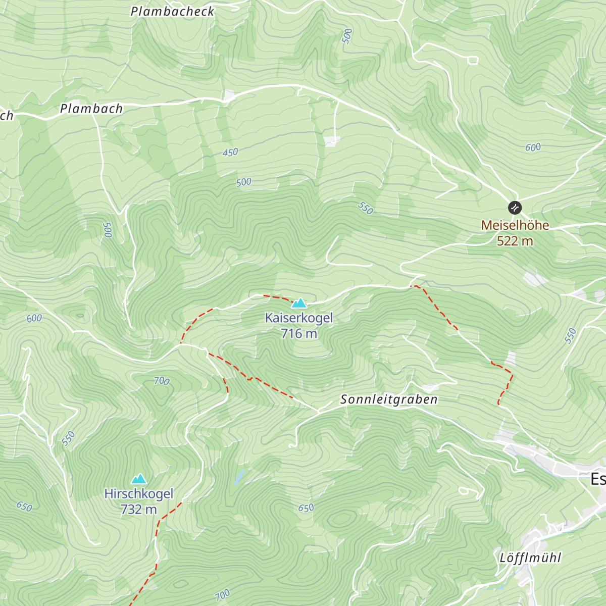 Kaiserkogelhütte map