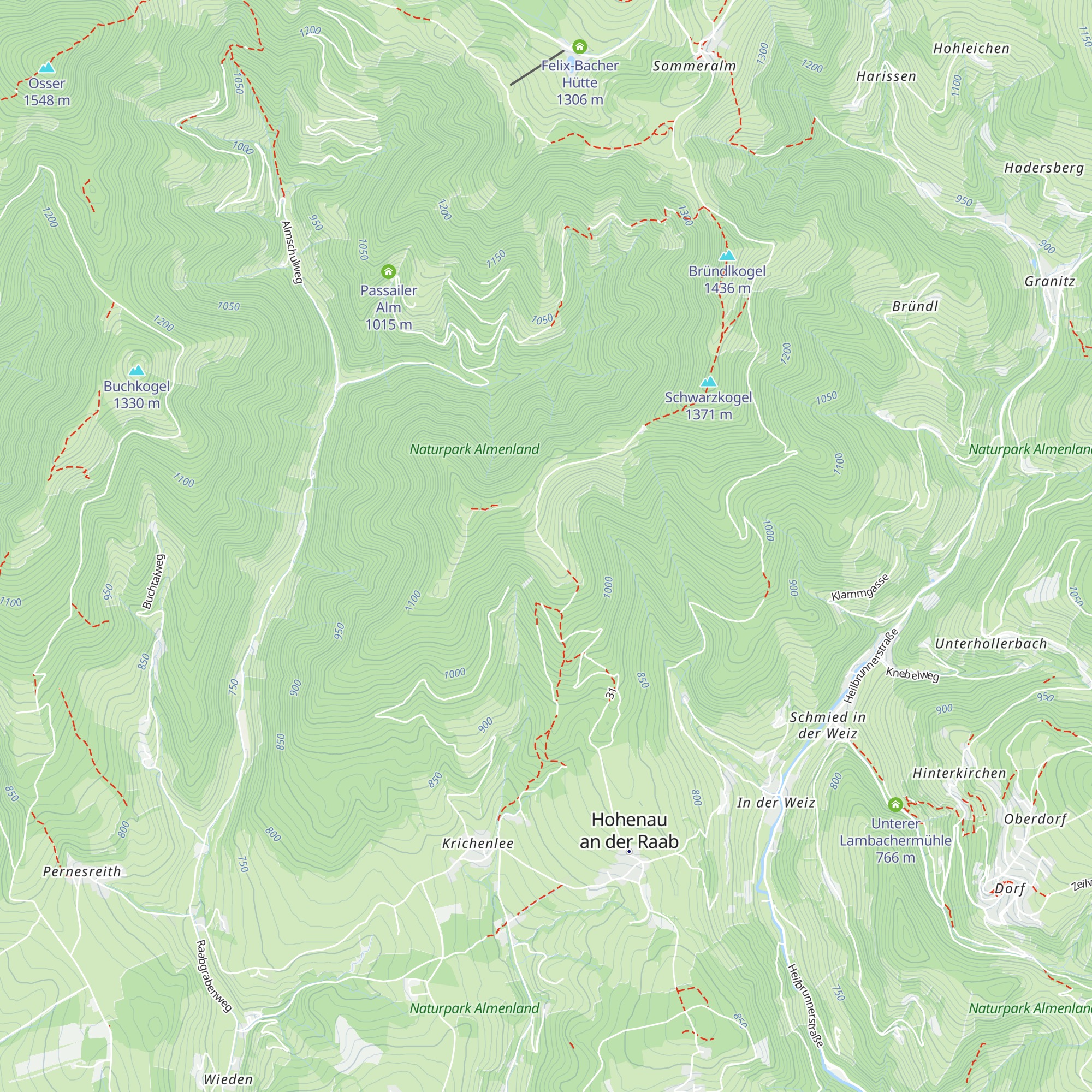 Ochsenhaltalm map