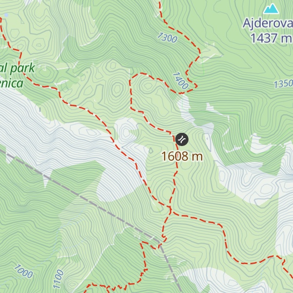 Map of Bili Vrh