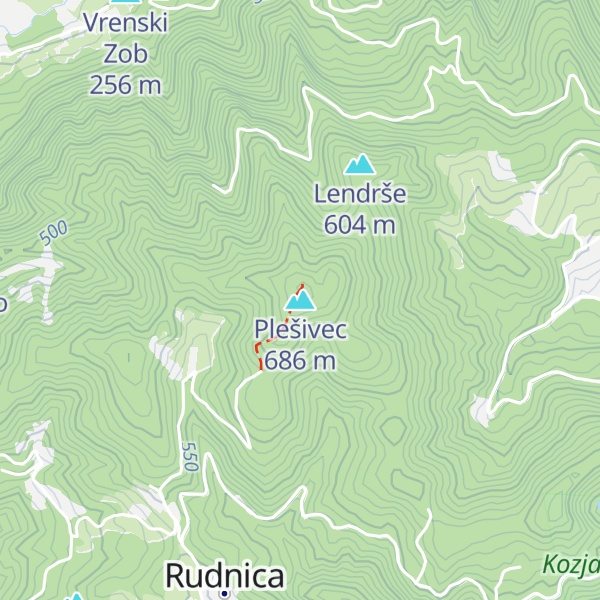 Map of Plešivec
