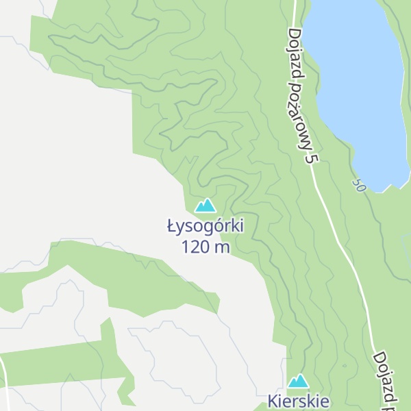 Map of Łysogórki
