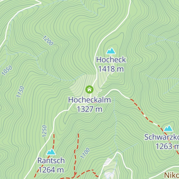 Map of Hocheckalm