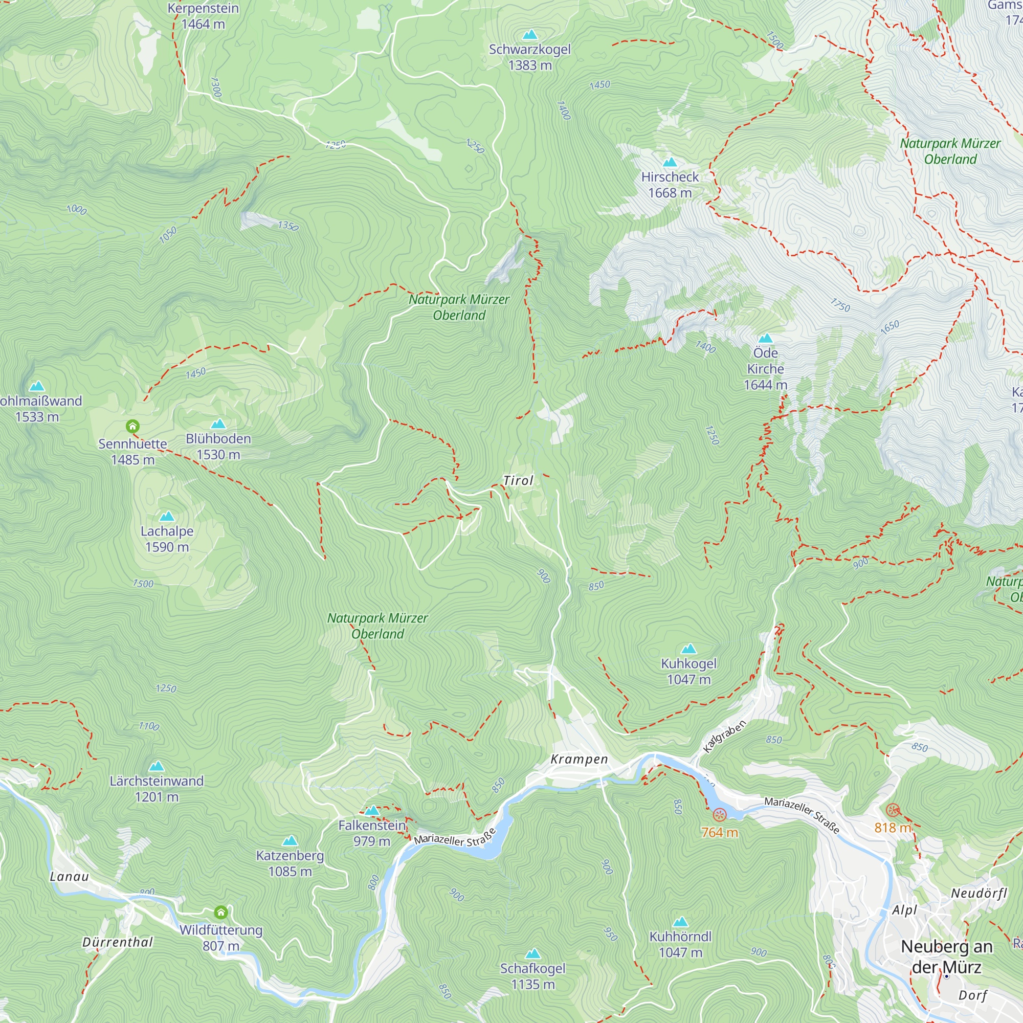 Haus am Berg map