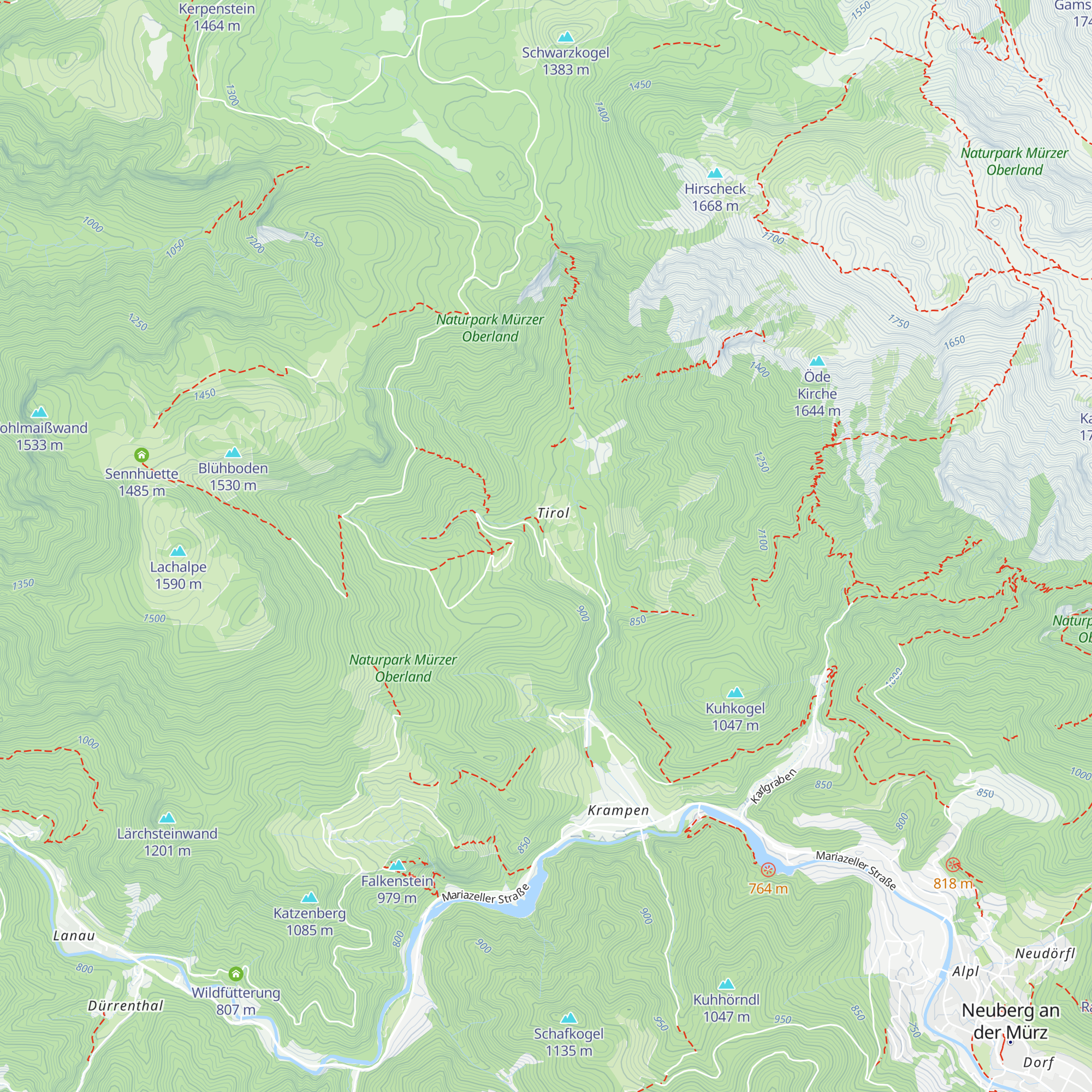 Haus am Berg map