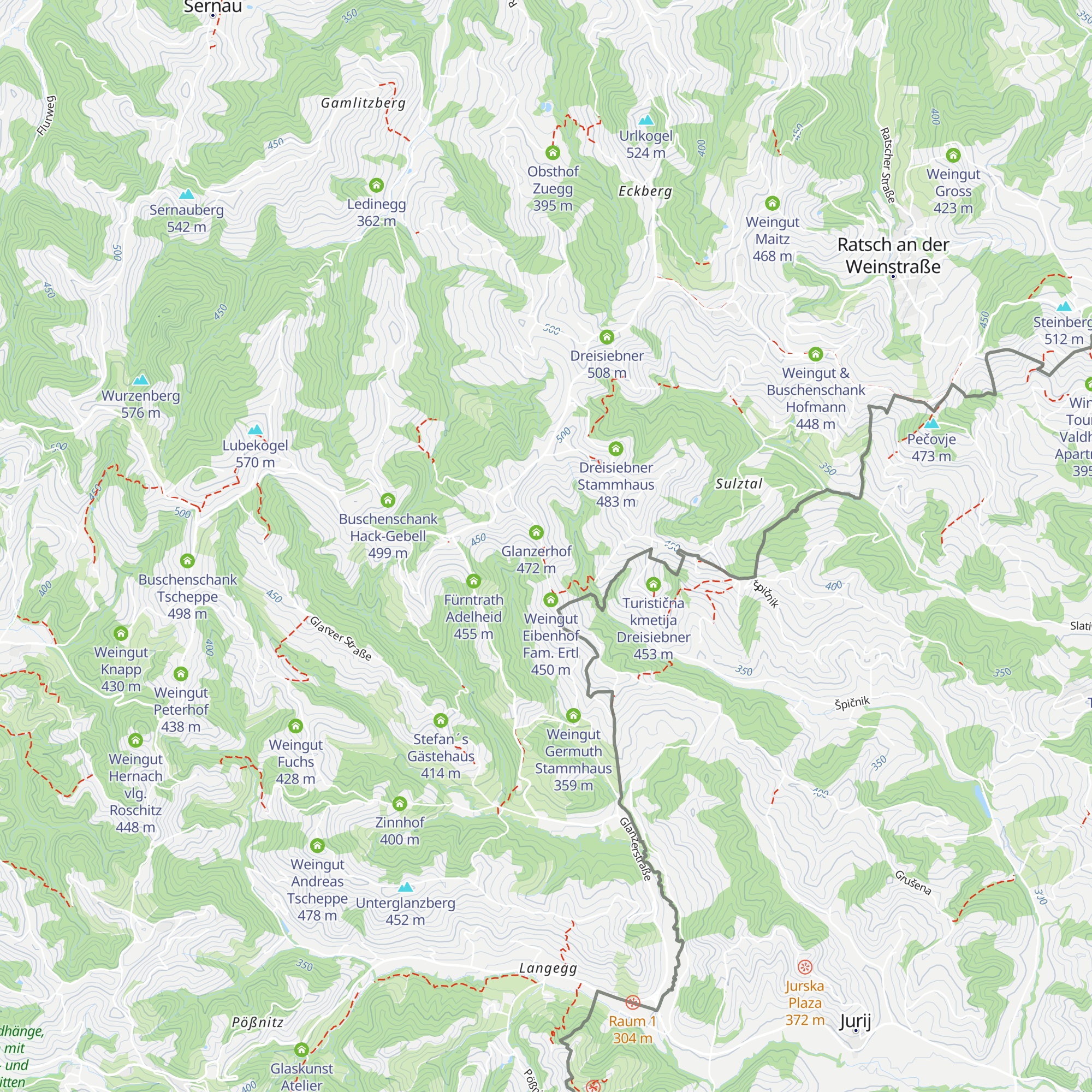 Buschenschank Puschnig map