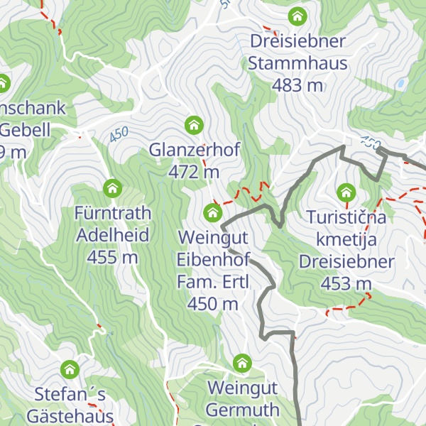 Map of Weingut Eibenhof Fam. Ertl