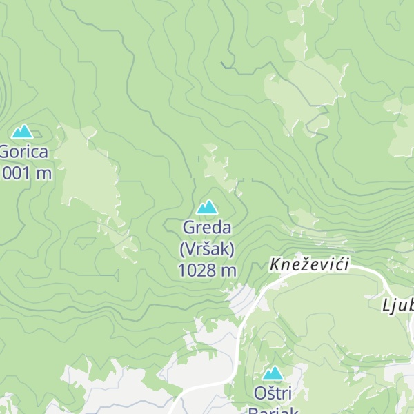 Map of Greda (Vršak)