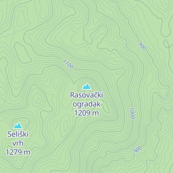 Map of Rasovački ogradak