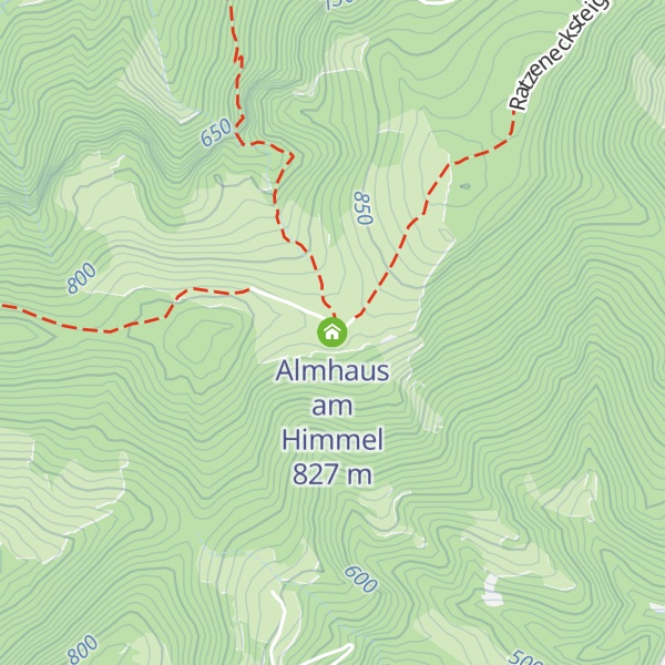 Map of Almhaus am Himmel