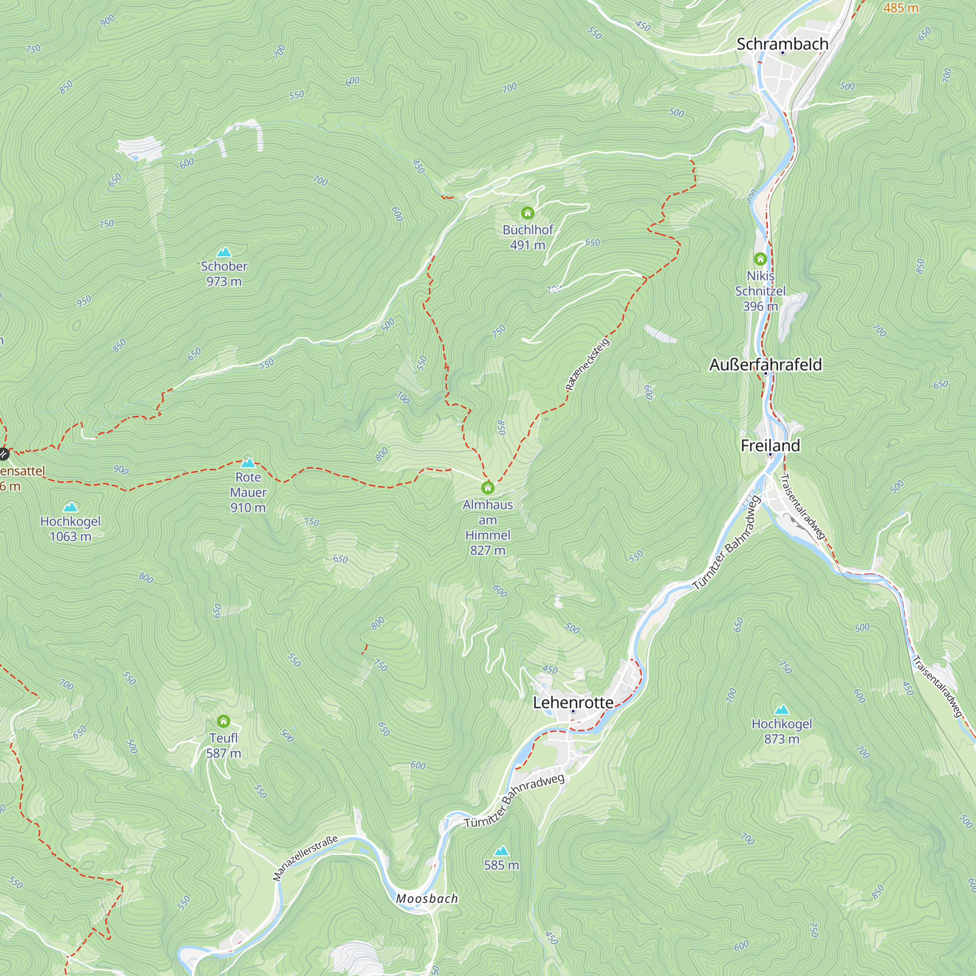 Almhaus am Himmel map