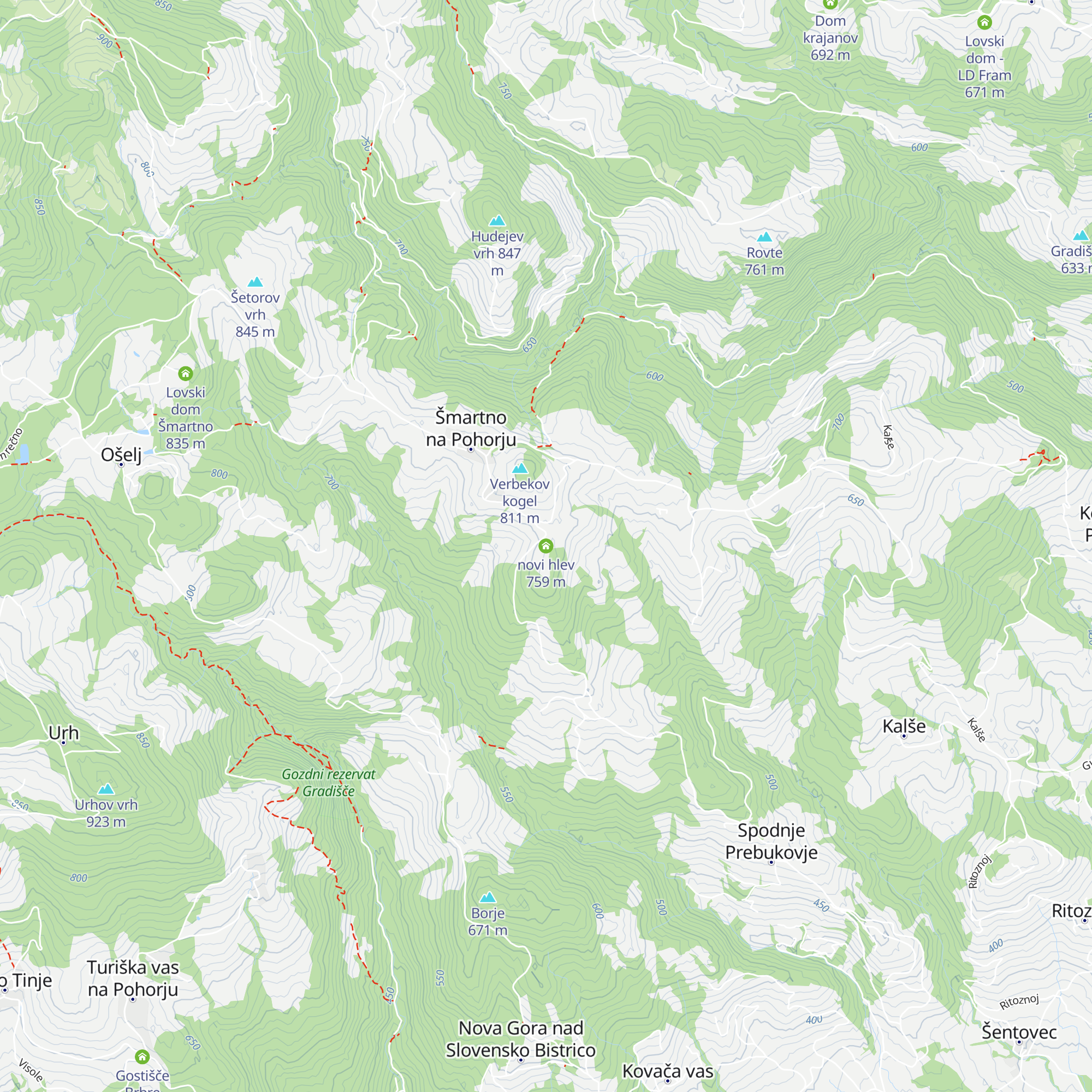 novi hlev map