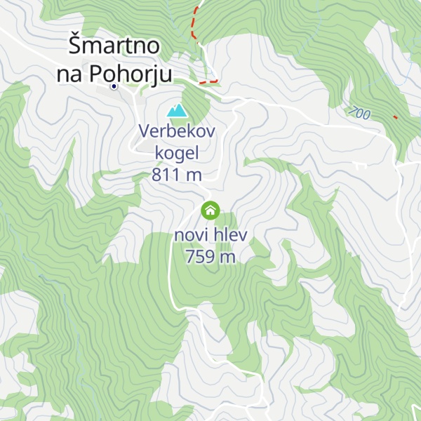 Map of novi hlev