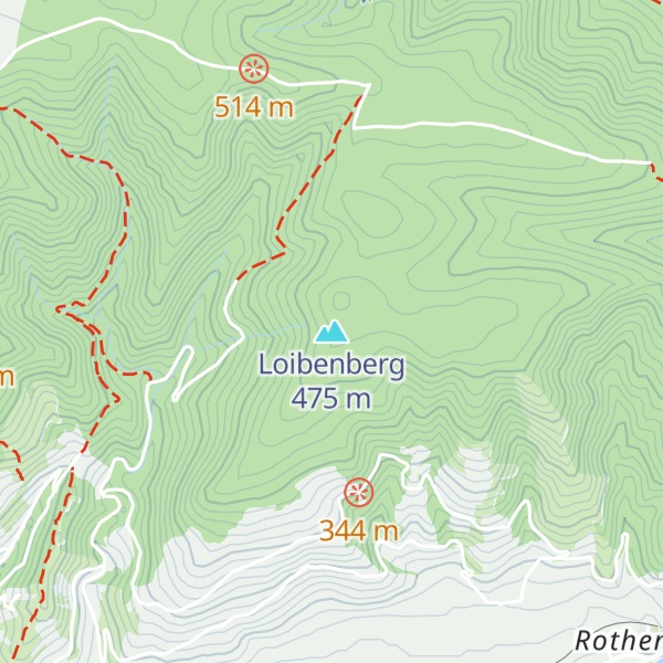 Map of Loibenberg