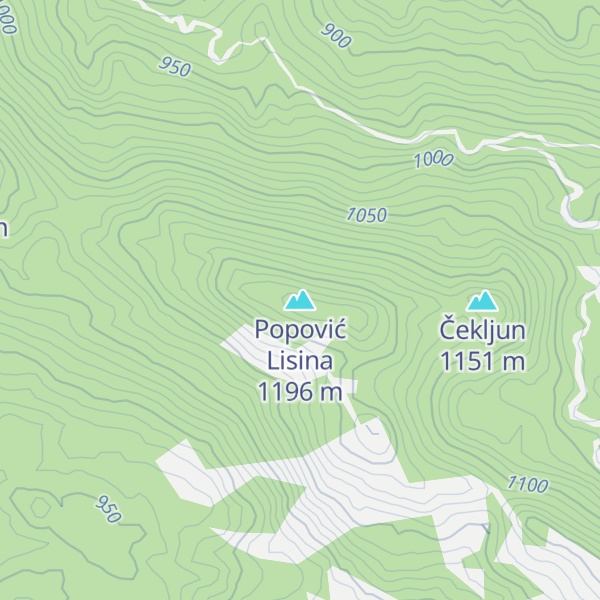 Map of Popović Lisina
