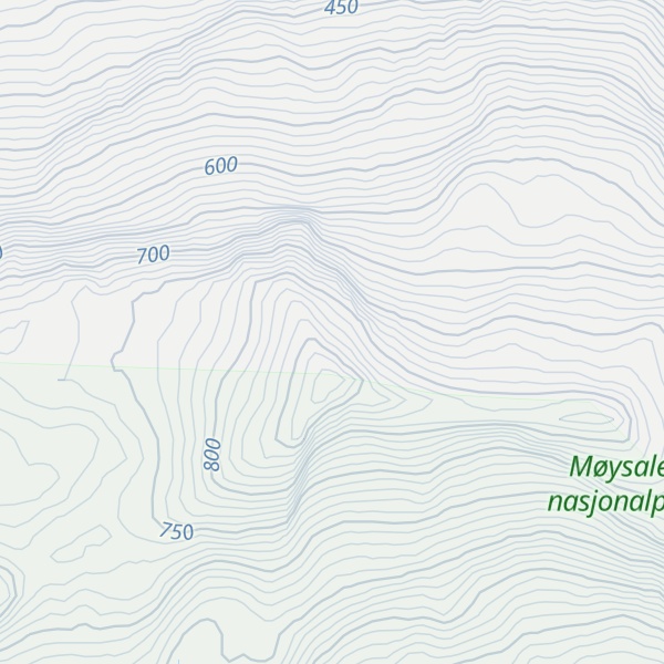 Map of Nordtindan