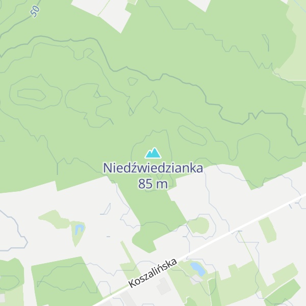 Map of Niedźwiedzianka