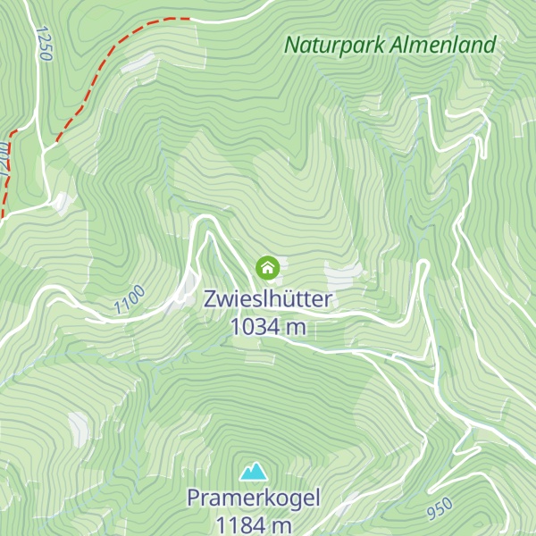 Map of Zwieslhütter
