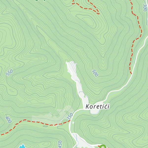 Map of Izletište "Eko selo Žumberak"