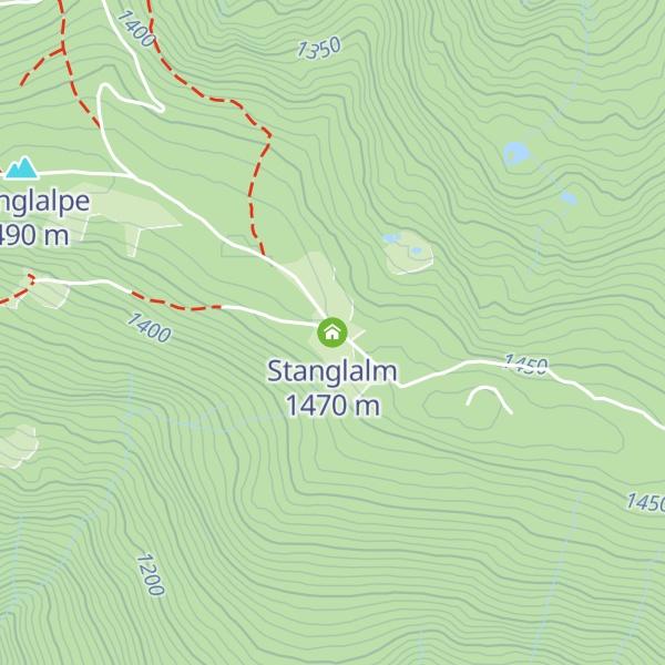 Map of Stanglalm