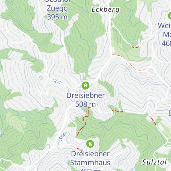 Map of Dreisiebner