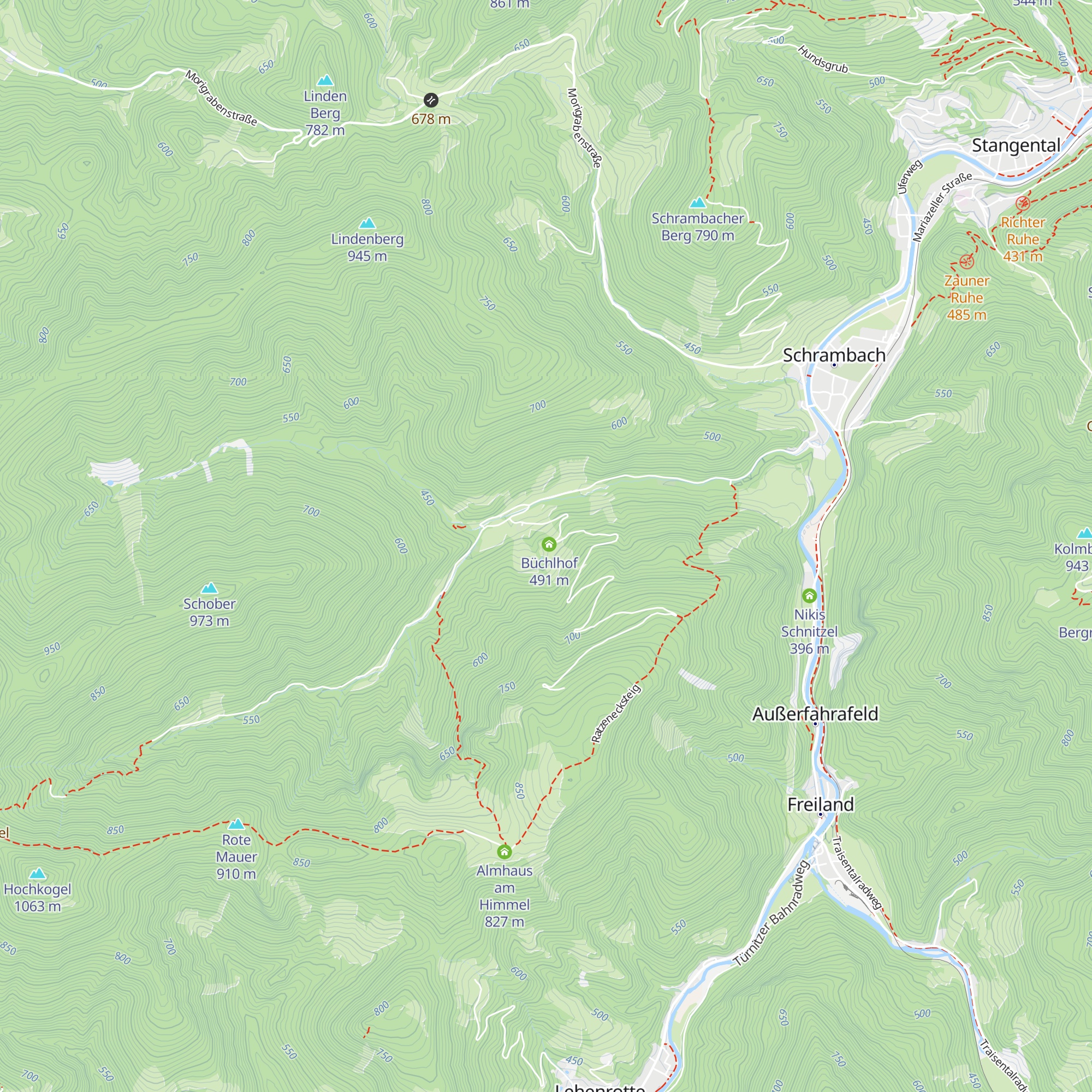 altes Sägewerk map