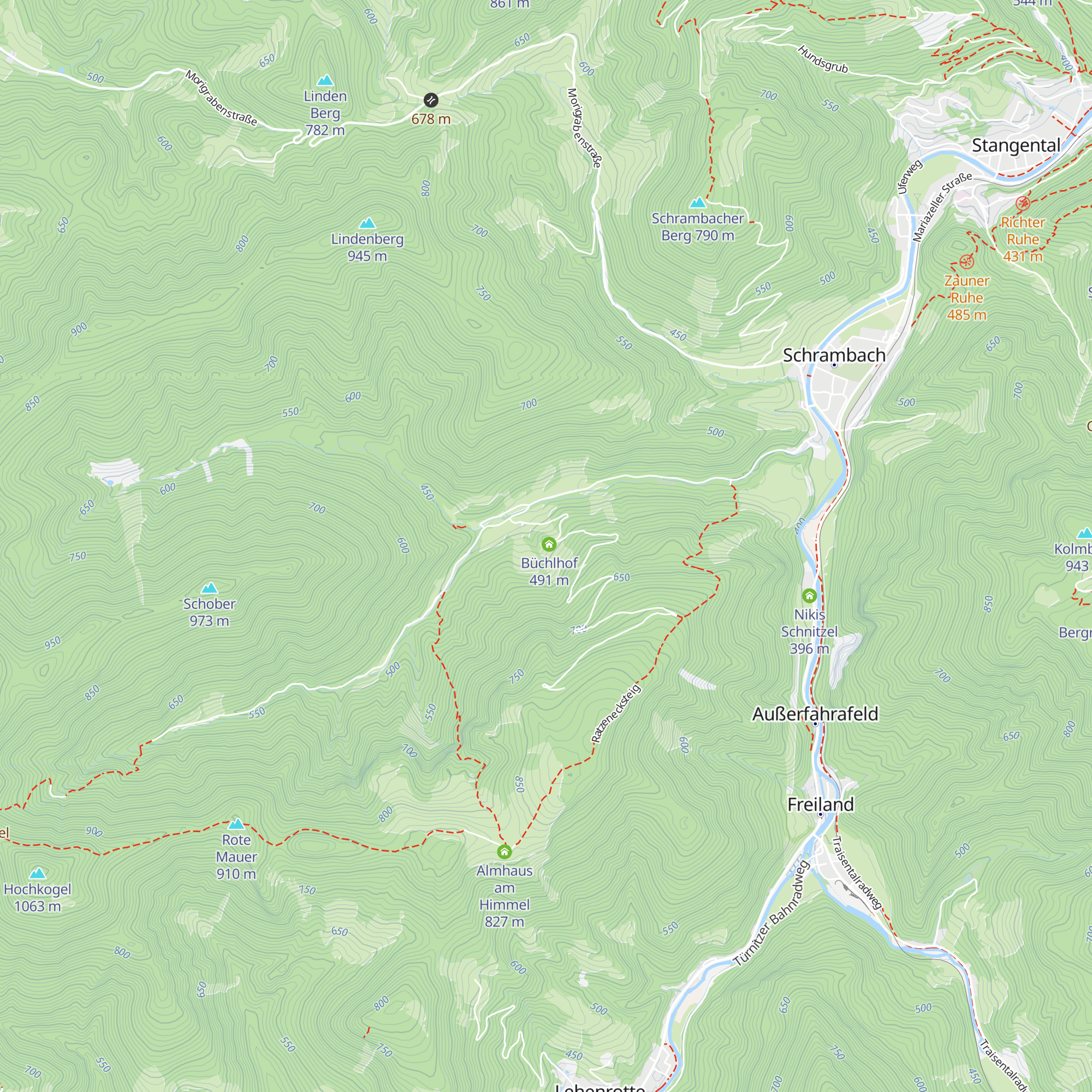altes Sägewerk map