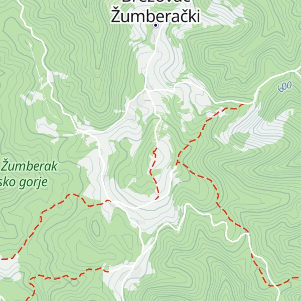 Map of Zečak