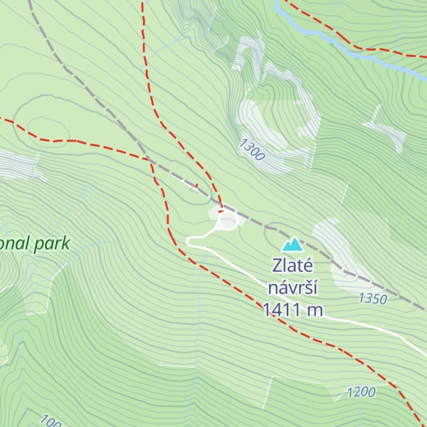 Map of Vrbatova bouda