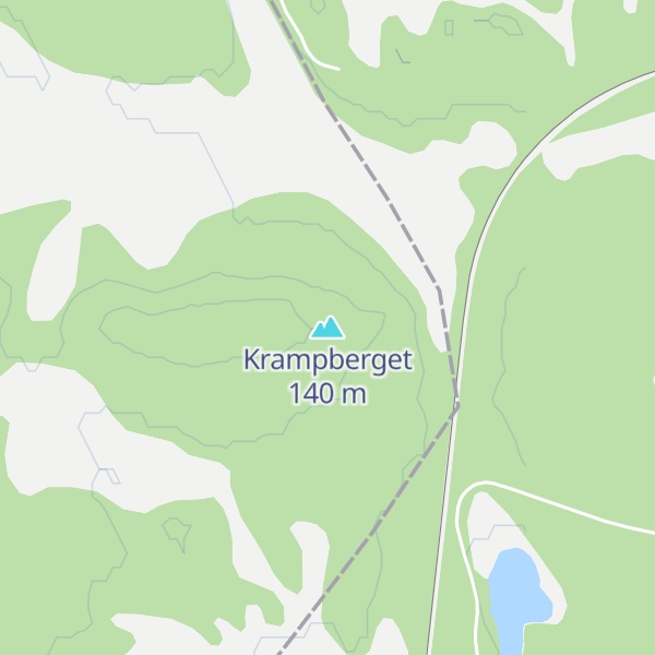 Map of Krampberget
