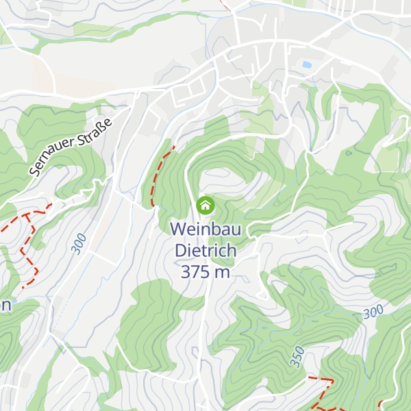 Map of Weinbau Dietrich