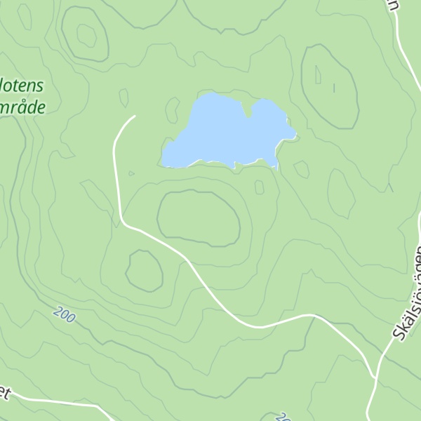 Map of Milfallskullen