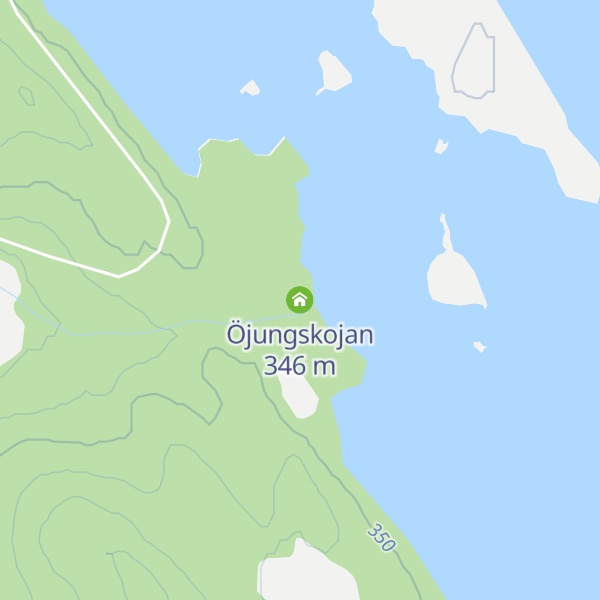 Map of Öjungskojan