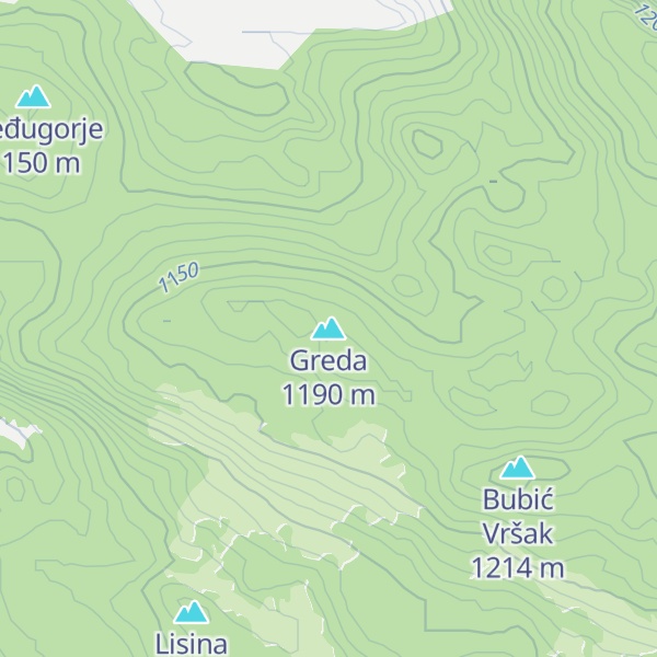 Map of Greda